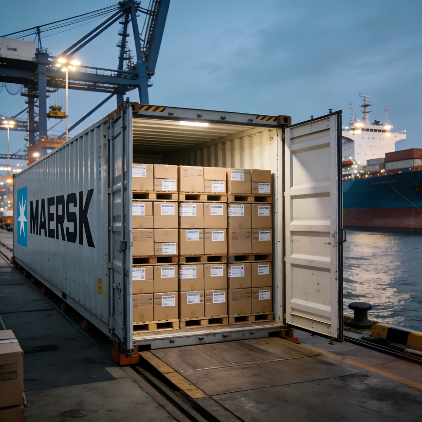 Container Arrival FCL Ocean Freight & Bulk Cargo Shipping to Global Ports