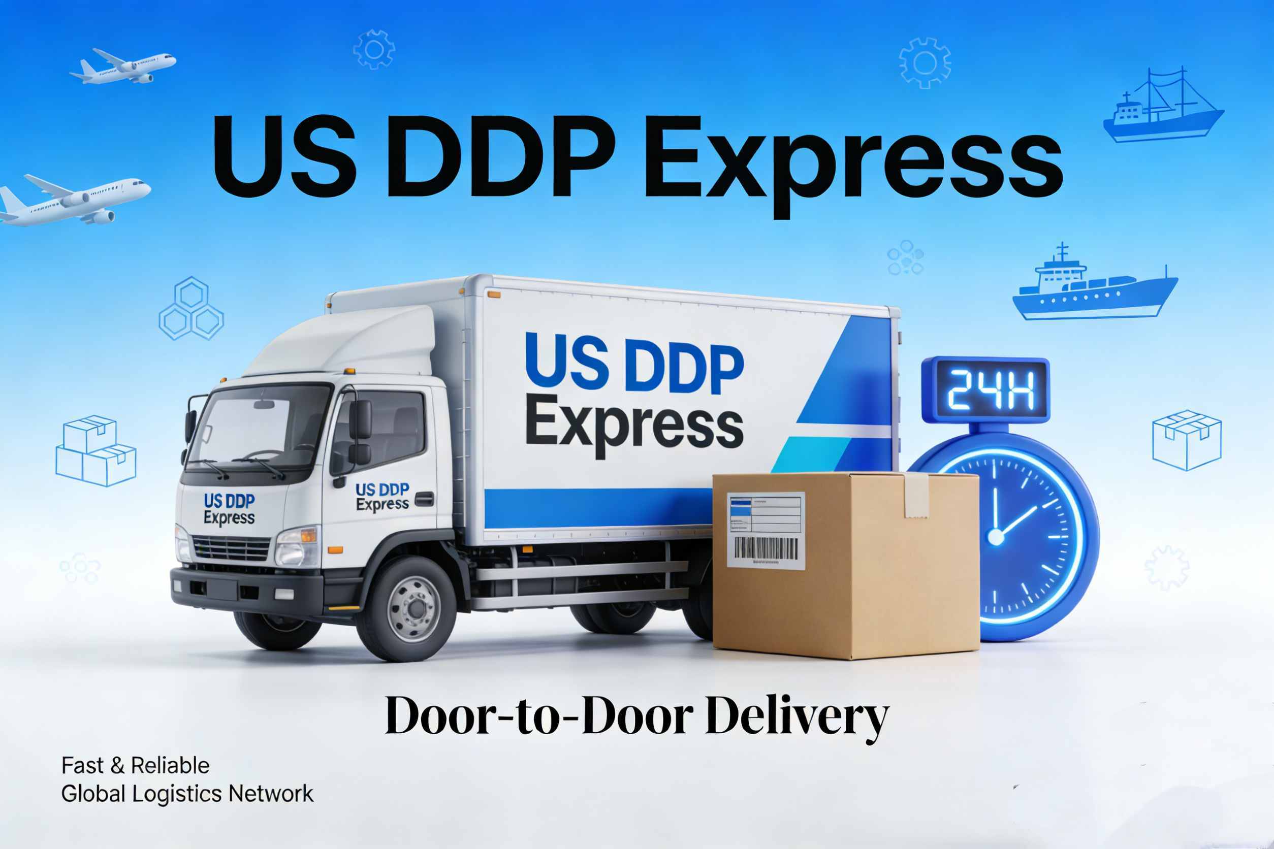 DDP Shipping with Dual Customs Clearance & Door-to-Door Delivery